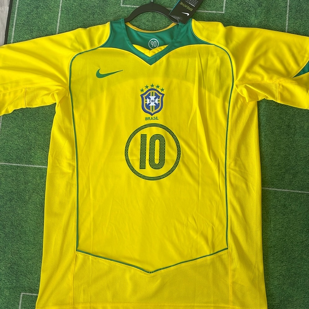 🇧🇷 Retro Total 90 Ronaldinho Brazil Jersey Nike